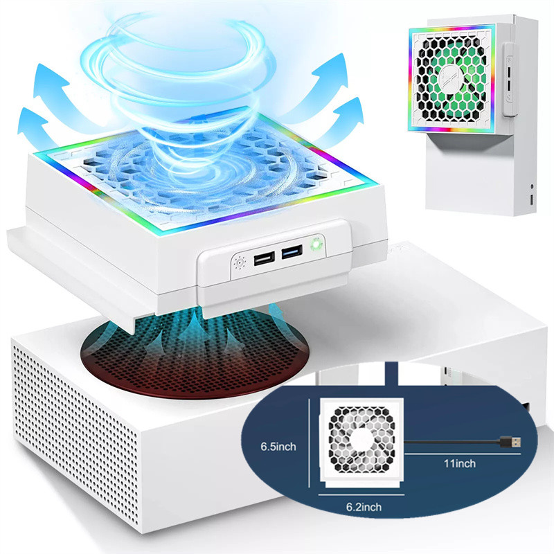 Gaming Console Xbox One - Ventilador de refrigeración LED luz de