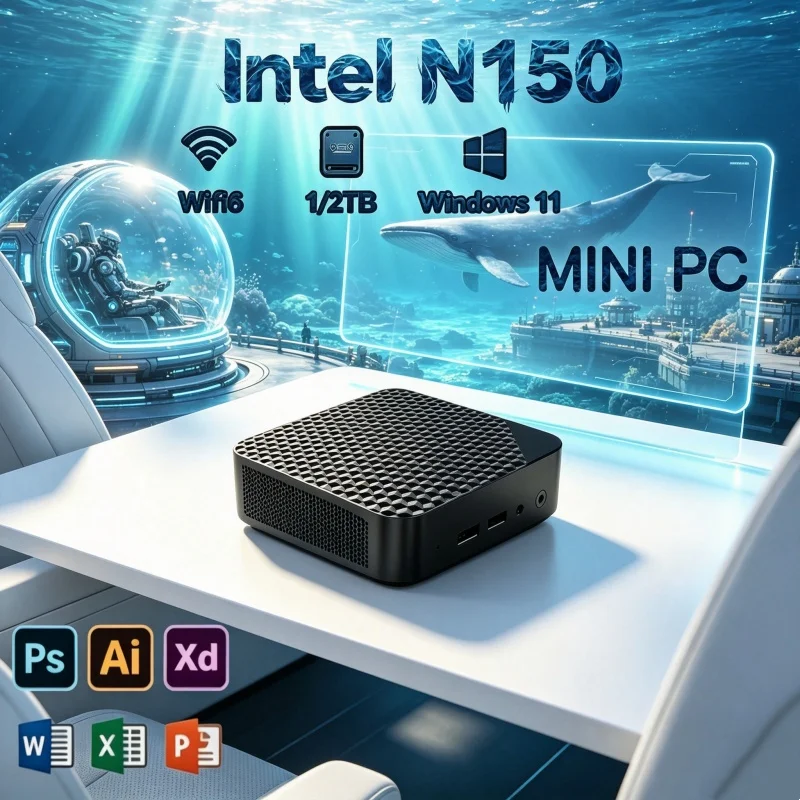 Gaming Console Windows - Mini PC Lumid Core N150 2026,