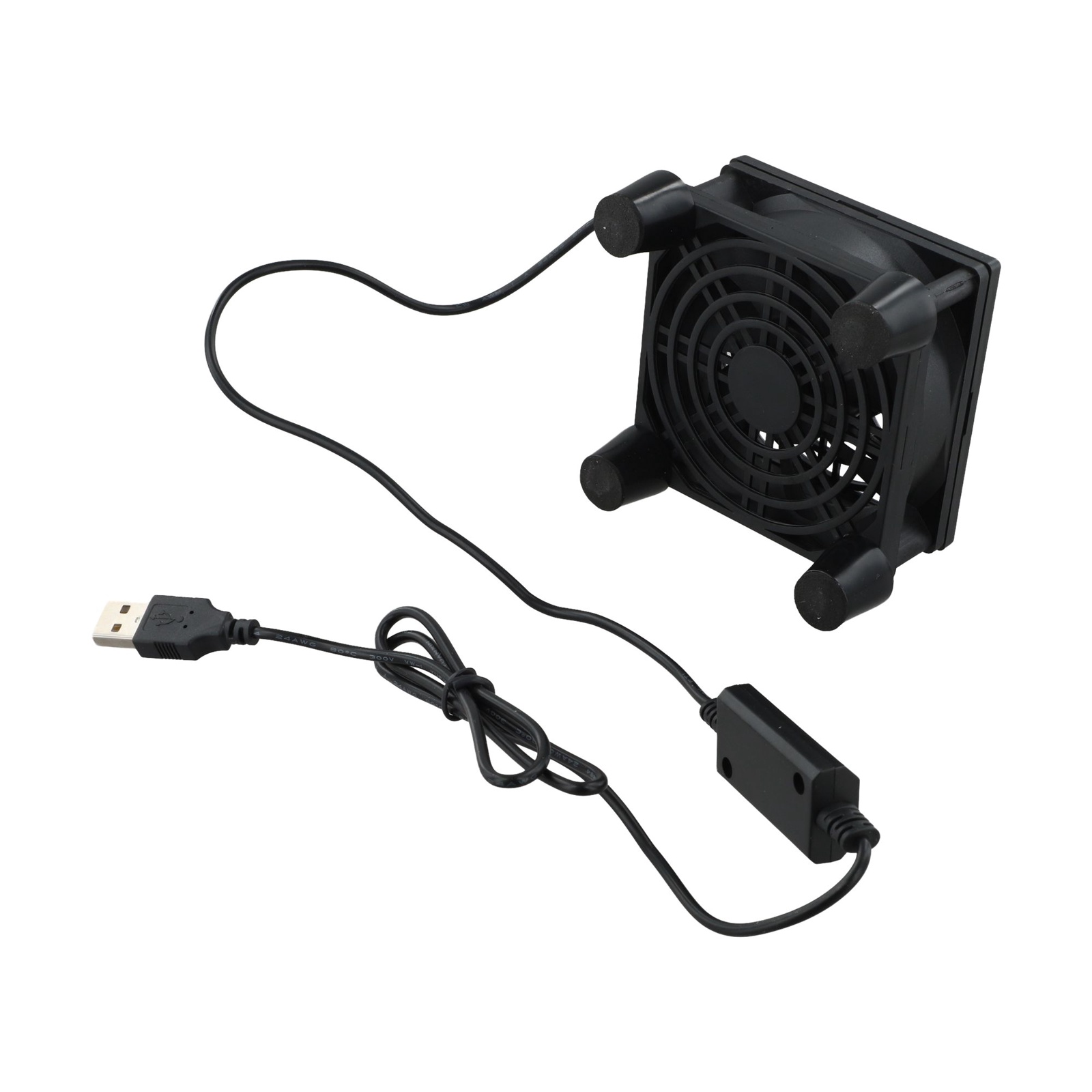 Gaming Console Cabinet - Ventilador de refrigeración USB de 80