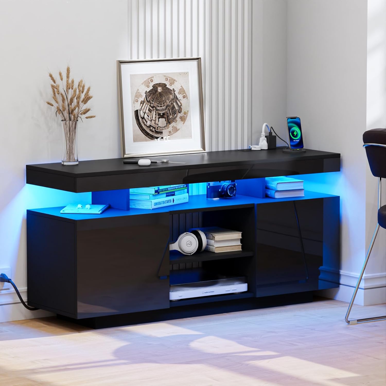 Gaming Console Cabinet - # Soporte de TV moderno con