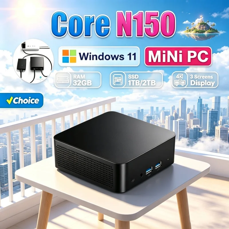 Gaming Console Windows - 2026 Posh Core N150 MINI PC