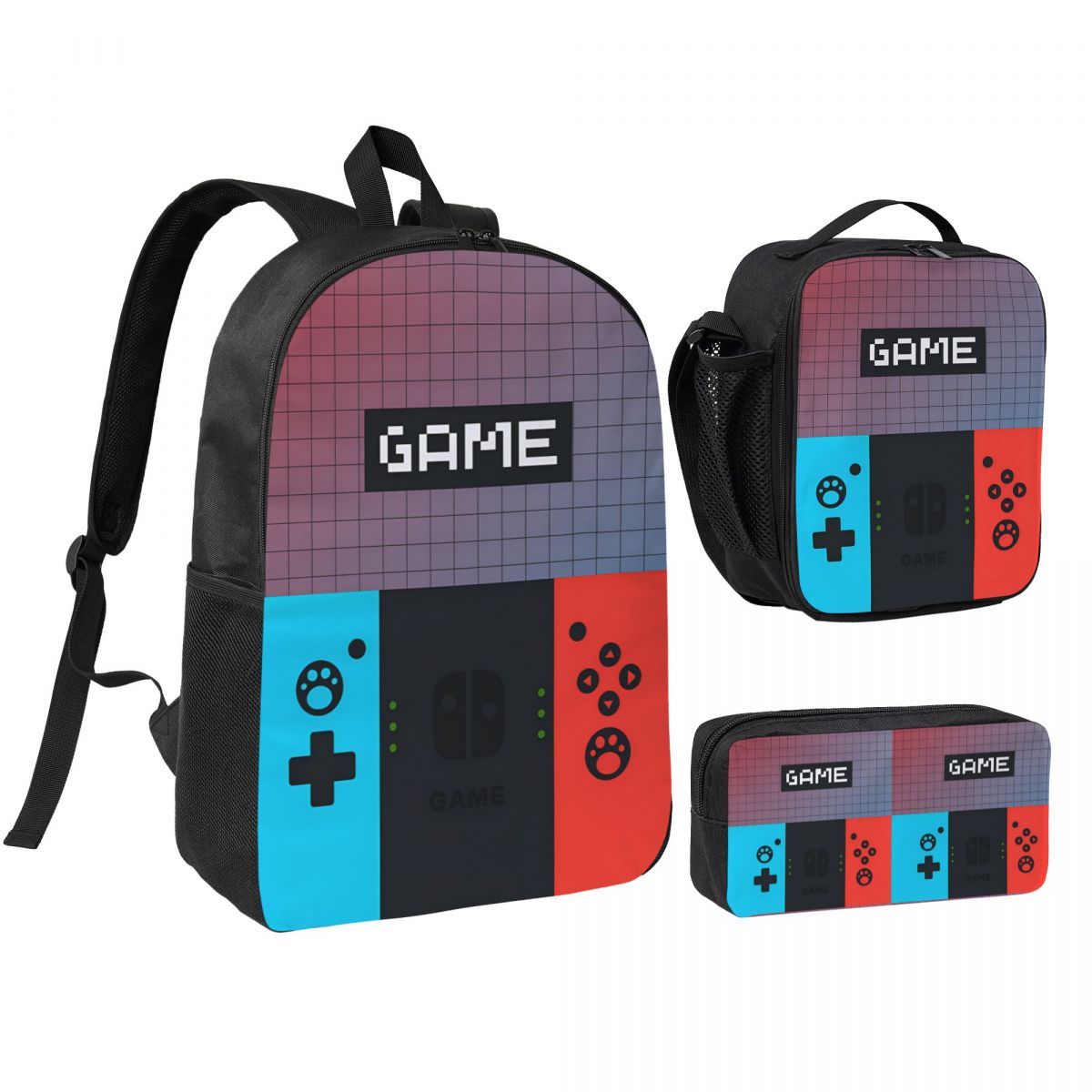 Gaming Console In 90S - 3pecs/set Mochila para consola de juegos