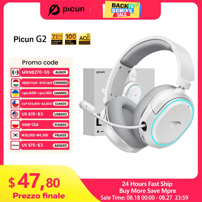 Gaming Console For Your Phone - Picun G2 2,4 GHz Bluetooth auriculares