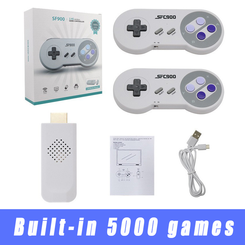 Gaming Console Tv Stand - Consola Retro SF900 con 5000 Juegos