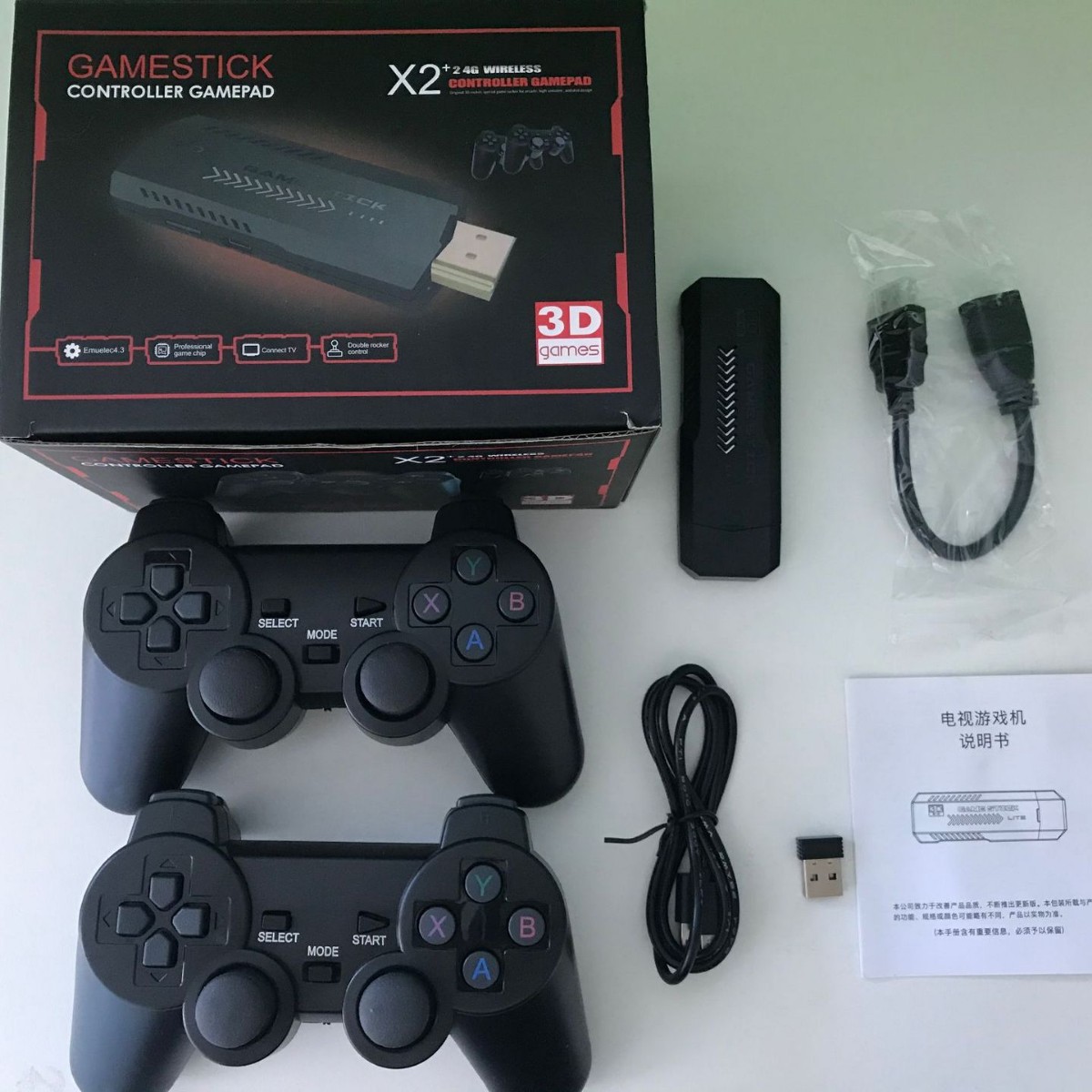 Gaming Console X2 - Consola de Videojuegos Retro X2, Controles