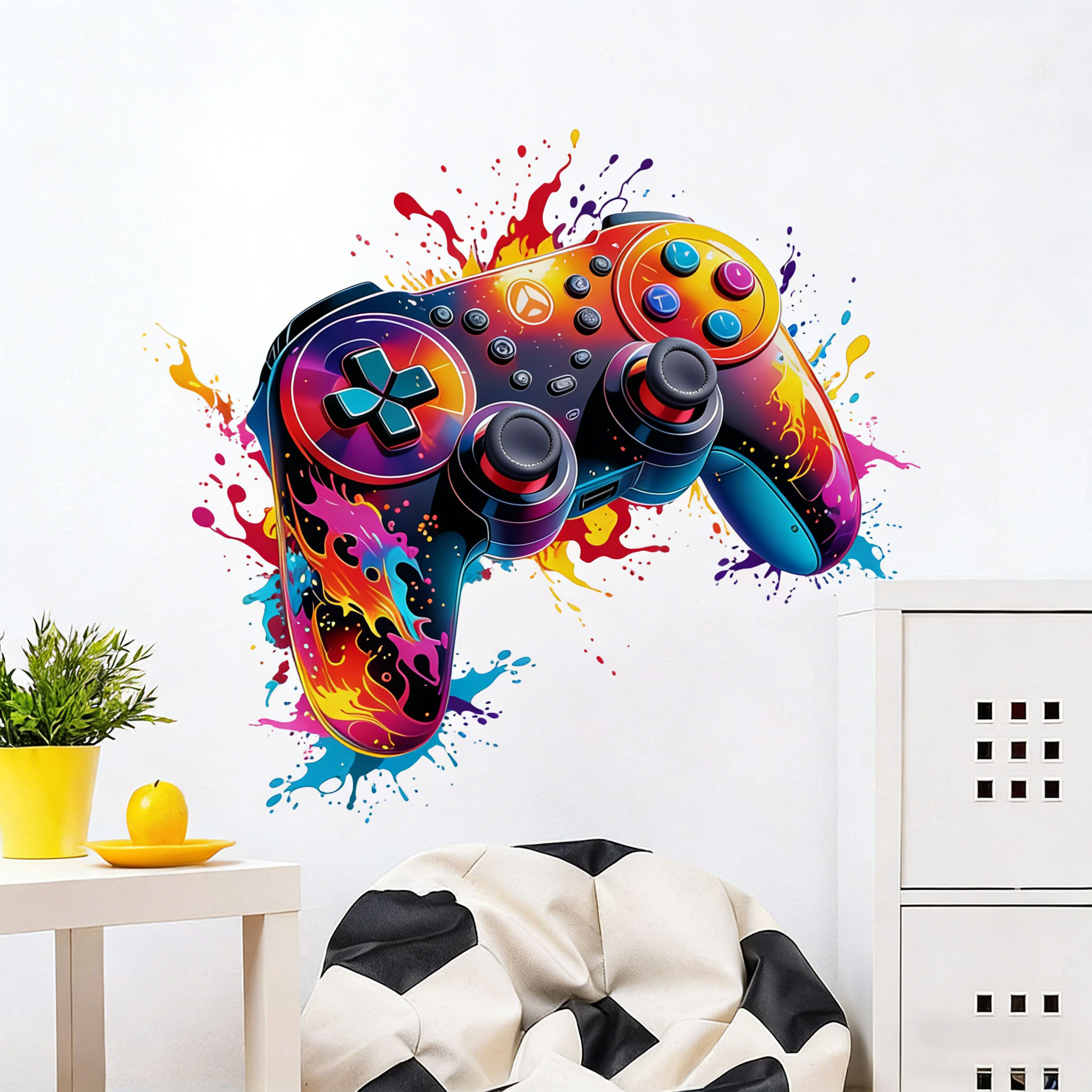 Calcomanía de Pared con Diseño - Gaming Console Cabinet reseña y precio
