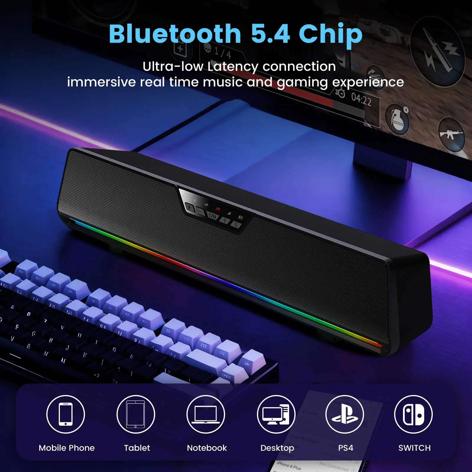 Barra de Sonido para Juegos GS - Gaming Console Apple reseña y precio