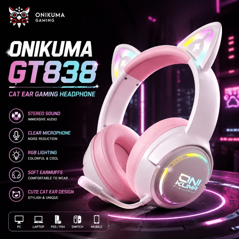 Auriculares para juegos ONIKUM - Gaming Console In Amazon reseña y precio