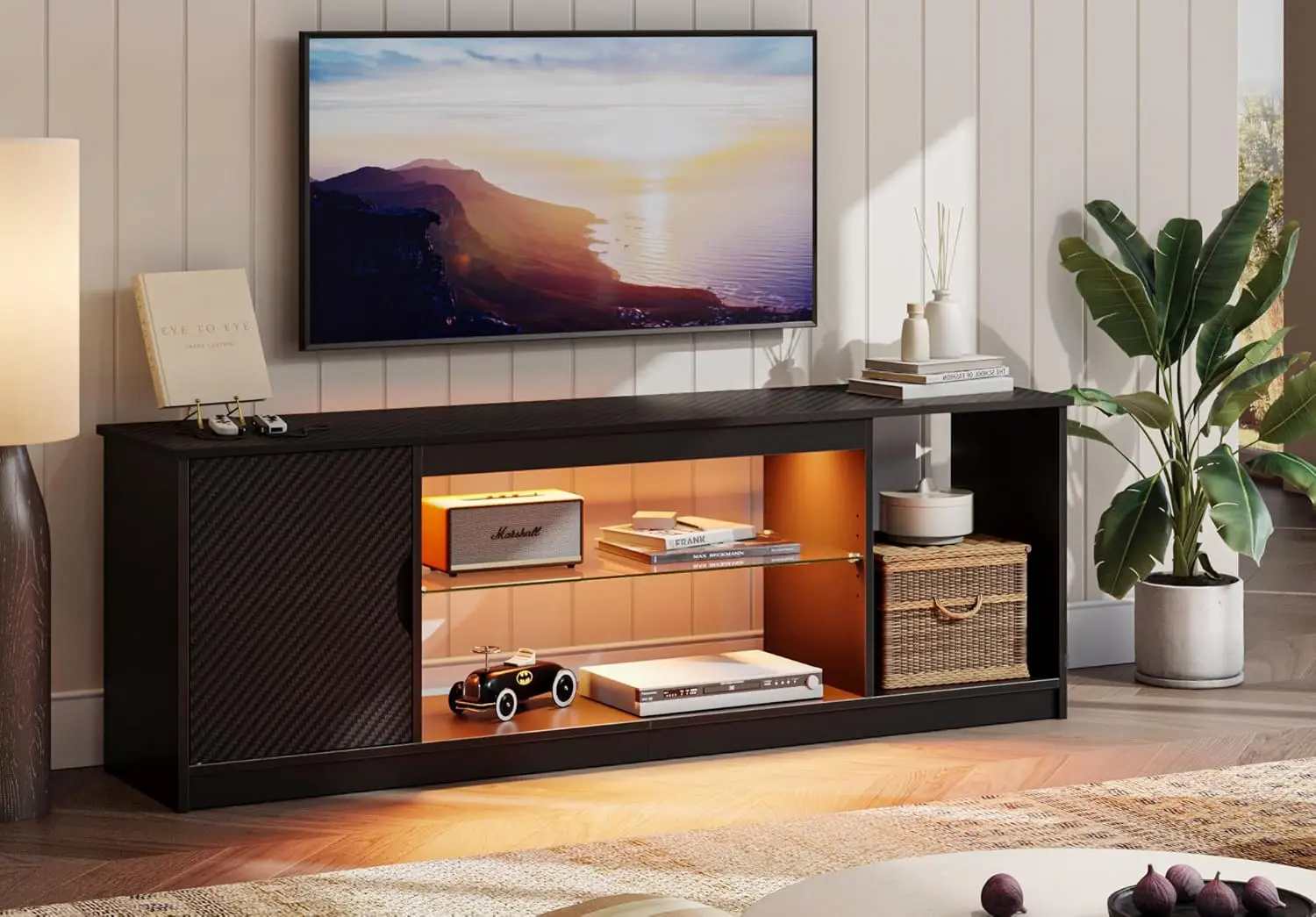 Soporte de Entretenimiento par - Gaming Console Cabinet reseña y precio