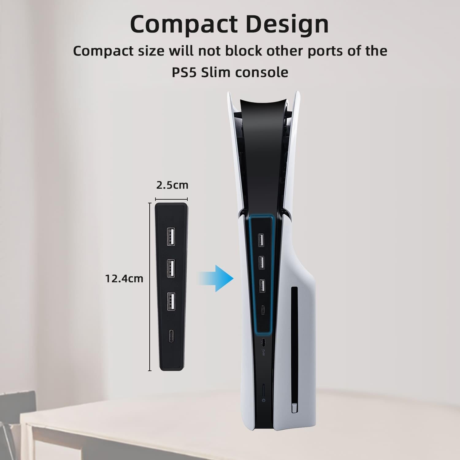 Hub USB de 4 puertos para PS5  - Sony Console Ps5 Slim reseña y precio