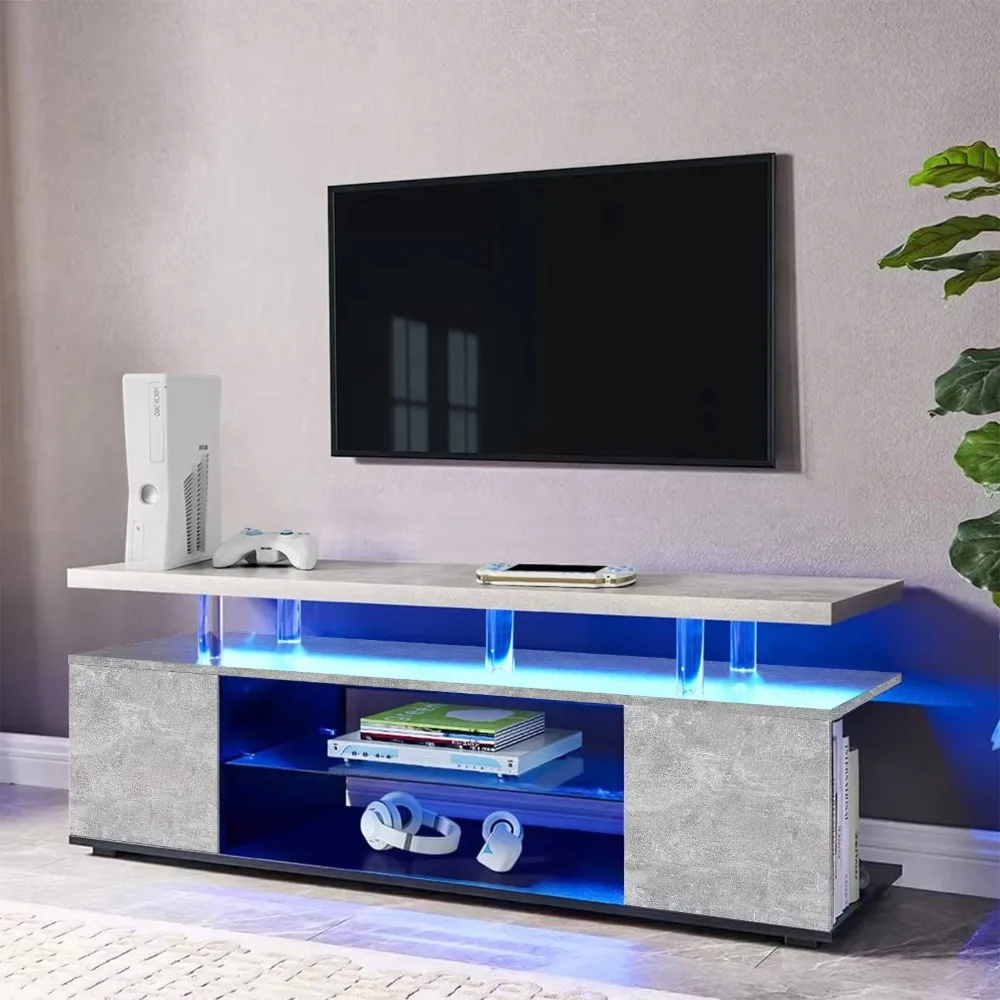 Soporte de TV para Televisor d - Gaming Console Cabinet reseña y precio