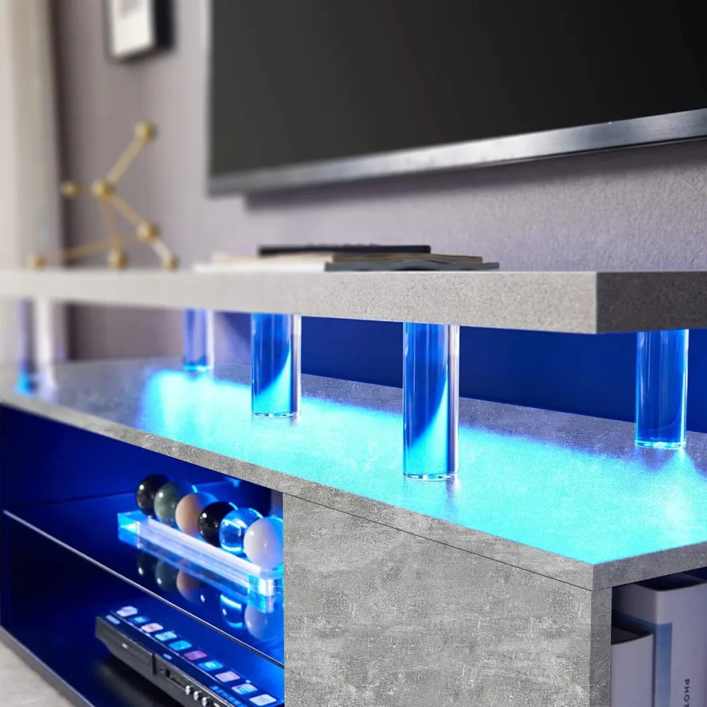 Soporte de TV para Televisor d - Gaming Console Cabinet reseña y precio