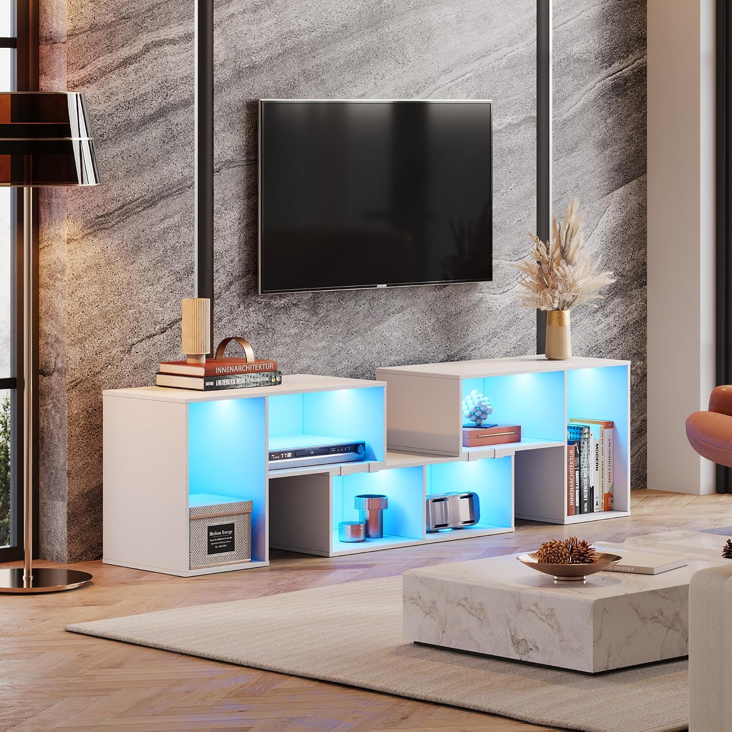 Soporte de TV Deformable con T - Gaming Console Cabinet reseña y precio