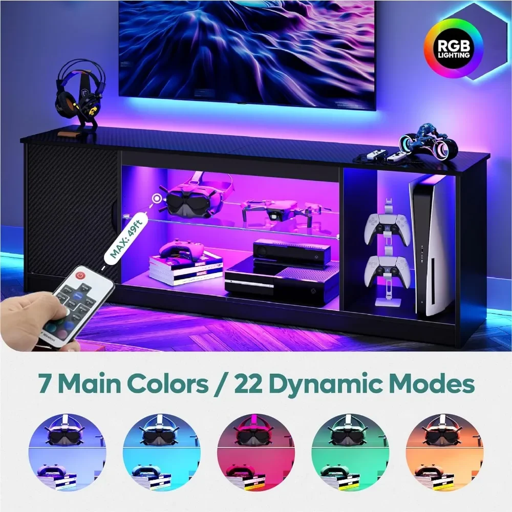 Bestier Centro de entretenimie - Gaming Console Cabinet reseña y precio
