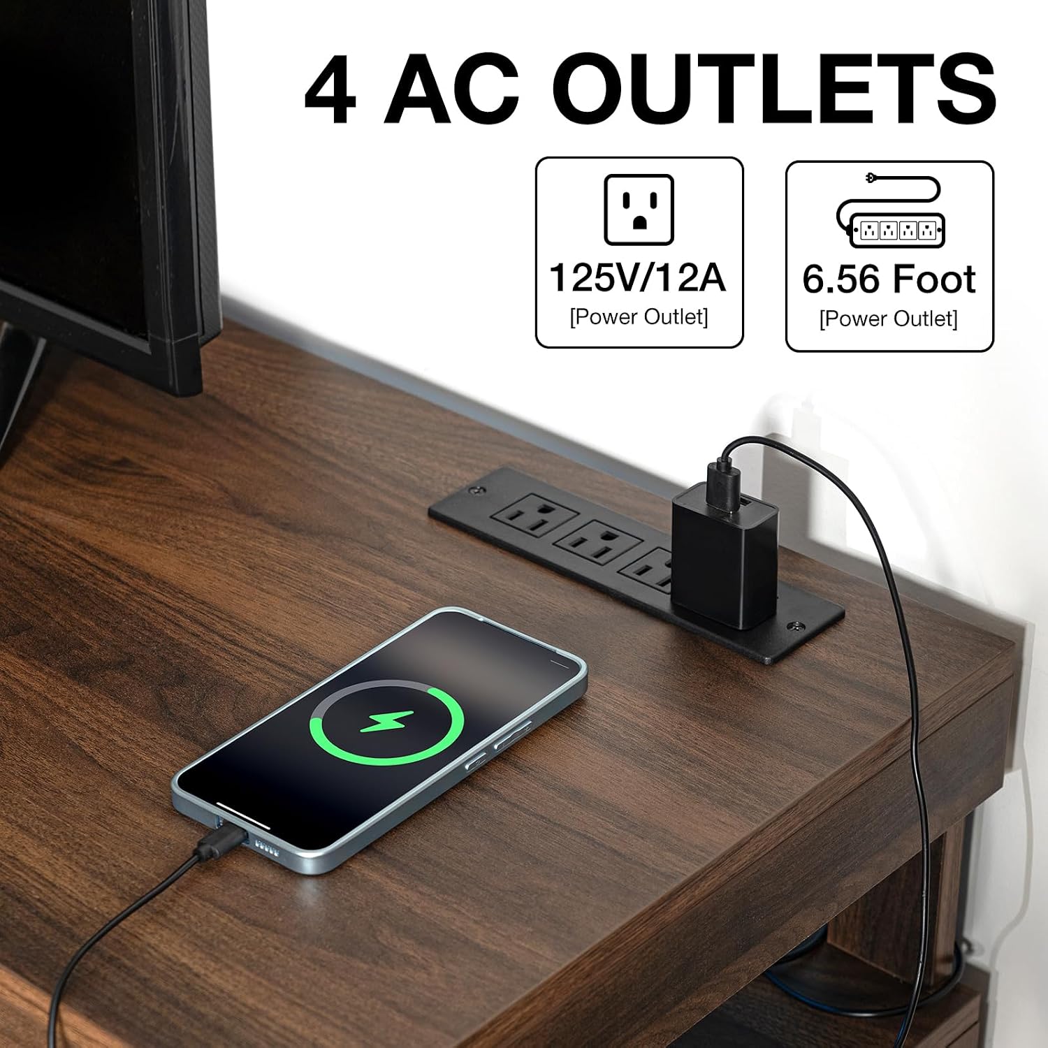 Soporte para TV LED con Tomas  - Gaming Console Cabinet reseña y precio