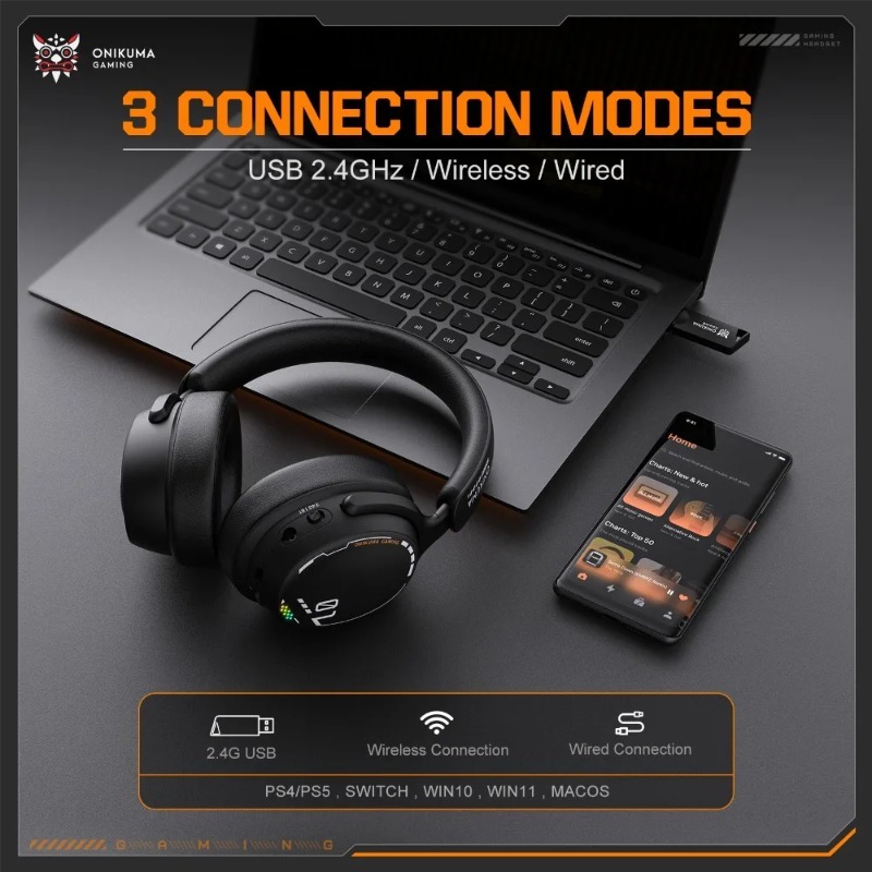 ONIKUMA GT886 auriculares inal - Gaming Console Apple reseña y precio