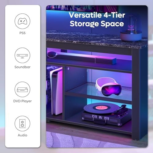 Soporte para TV de 70 pulgadas - Gaming Console Tv Stand reseña y precio