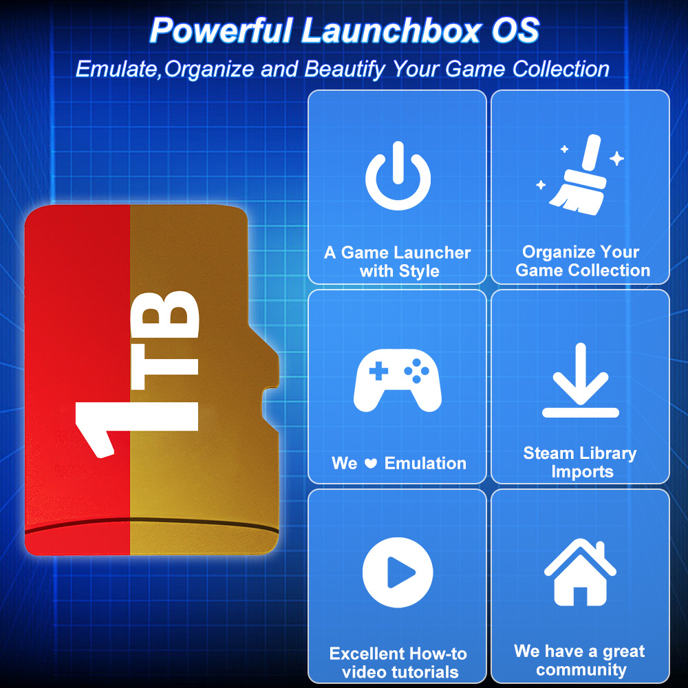 Tarjeta TF de 1TB para Juegos  - Gaming Console Windows reseña y precio