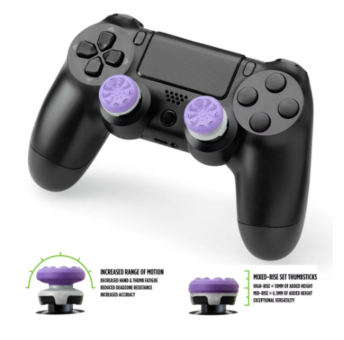 2 piezas de empuñaduras de sil - Thumb Grip Joystick reseña y precio