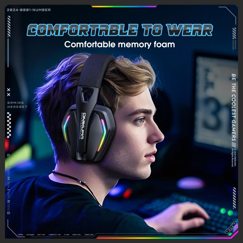 ONIKUMA GT826 Auriculares inal - Gaming Console In Amazon reseña y precio