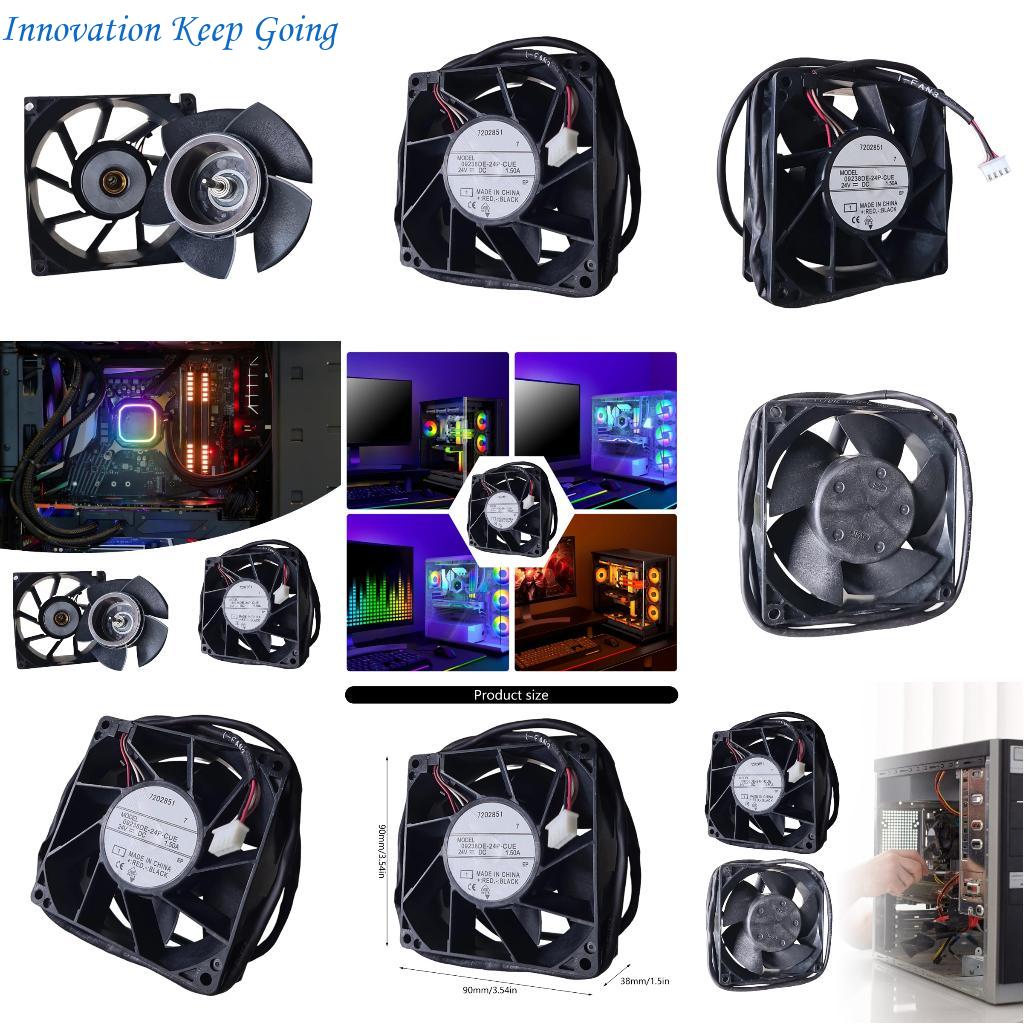 E65C 90X90X38MM 24V 1.5A Venti - Gaming Console Cabinet reseña y precio
