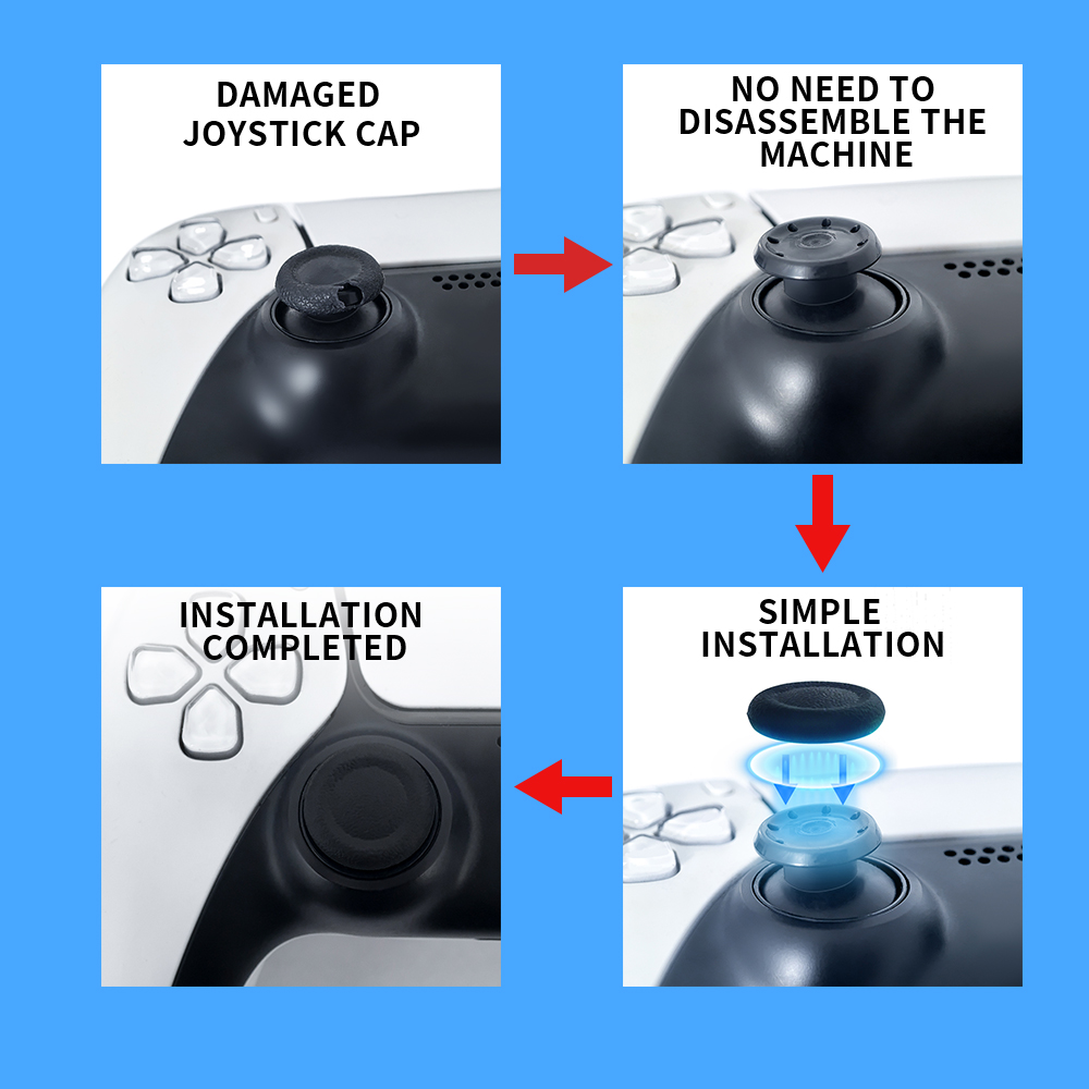 2-6 piezas de tapas antidesliz - Thumb Grip Joystick reseña y precio